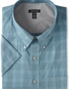 Van Heusen Men's Big-tall Short Sleeve Classic Button Down Shirt