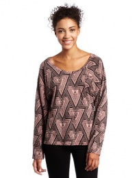 Volcom Juniors V.co Gives Long Sleeve Top, Rose Wood, Small Volcom Juniors V.co Gives Long Sleeve Top, Rose Wood, Small