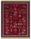 Lextra DeYoung Early Turkmen MouseRug, 10.25 x 7.125 Inches, Red, Navy and White, One (MET-1)
