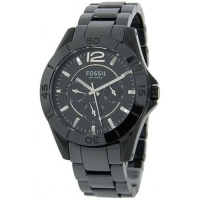 Fossil Women's CE1003 Black Ceramic Bracelet Black Analog Dial Multifunction Watch Fossil Women's CE1003 Black Ceramic Bracelet Black Analog Dial Multifunction Watch