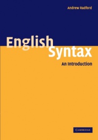 English Syntax: An Introduction English Syntax: An Introduction
