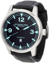 Stuhrling Original Men's 129XL.33151 Aviator Tuskegee Warhawk Automatic Date Black Watch Stuhrling Original Men's 129XL.33151 Aviator Tuskegee Warhawk Automatic Date Black Watch