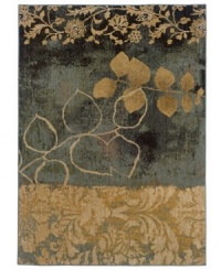 Intriguing tones and textures merge gracefully with modern floral interpretations on this spellbinding area rug from Sphinx. Pairing a hard-twist nylon construction with a special dyeing technique, this transitional piece is designed to recreate the look and feel of the finest antique rugs. Intriguing tones and textures merge gracefully with modern floral interpretations on this spellbinding area rug from Sphinx. Pairing a hard-twist nylon construction with a special dyeing technique, this transitional piece is designed to recreate the look and feel of the finest antique rugs.