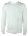 Nautica Mens Classic Cable Knit Long Sleeve Sweater