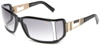 Cazal 8002 Oversized Sunglasses,Black-Gold Frame/Grey Gradient Lens,one size Cazal 8002 Oversized Sunglasses,Black-Gold Frame/Grey Gradient Lens,one size