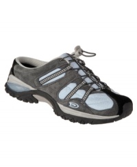 Get the most out of your next workout with Dr. Scholl's Holly round-toe slip on sneakers. Made in fabric and leather, they feature an adjustable bungee lace-up closure on the vamp as well as a flexible sole. Get the most out of your next workout with Dr. Scholl's Holly round-toe slip on sneakers. Made in fabric and leather, they feature an adjustable bungee lace-up closure on the vamp as well as a flexible sole.