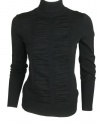 Alfani Womens Long Sleeve Ribbed Turtle Neck Sweater