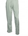 Greg Norman For Tasso Elba Men's Green Pleated Pants