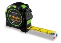 Komelon 7125IE Monster MagGrip Inch/Engineer Scale 25-Foot Measuring Tape with Magnetic End