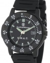 Smith & Wesson Men's SWW-45 S.W.A.T. Black Rubber Strap Watch