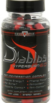 Innovative Bio-laboratories Diablos Hyperburn 6, 100-Count Innovative Bio-laboratories Diablos Hyperburn 6, 100-Count