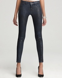 J Brand Jeans - Coated Skinny Jeans in Boa Snakeskin Print J Brand Jeans - Coated Skinny Jeans in Boa Snakeskin Print