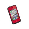 LifeProof 1001-08 Carrying Case for iPhone 4S/4 - 1 Pack - Retail Packaging - Red/Black