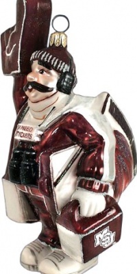 Mississippi State Bulldogs I Need Tickets Blown Glass Ornament Mississippi State Bulldogs I Need Tickets Blown Glass Ornament