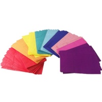 Solid Color Paper Sack Lunch Bags, Rainbow Assortment, 5.3125 Wide x 10 High x 3.25 Deep, 100 Pack of Bags Solid Color Paper Sack Lunch Bags, Rainbow Assortment, 5.3125 Wide x 10 High x 3.25 Deep, 100 Pack of Bags