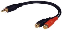 Pyramid RY6 1 Male to 2 Female RCA Adaptor Pyramid RY6 1 Male to 2 Female RCA Adaptor