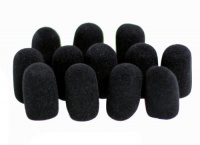 Tetra-Teknica XFFZDP-BLK Lapel & Headset Microphone Windscreen, Color Black, One Dozen Pack Tetra-Teknica XFFZDP-BLK Lapel & Headset Microphone Windscreen, Color Black, One Dozen Pack