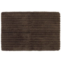 Shaw Living Saville Nylon 17-Inch by 24-Inch Bath Rug, Cocoa