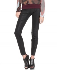 Sleek and chic, these black Sanctuary coated skinny pants feature a shiny finish that ups the edge in any outfit! (Clearance) Sleek and chic, these black Sanctuary coated skinny pants feature a shiny finish that ups the edge in any outfit! (Clearance)