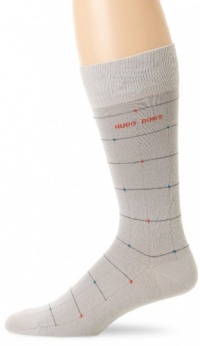 HUGO BOSS Men's Modal Grid Pattern Sock