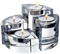 Orrefors Quartet Votives, Set of 4 Orrefors Quartet Votives, Set of 4