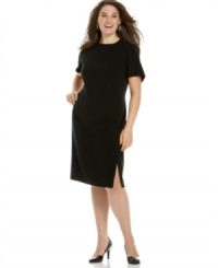 Play up the understated sophistication of Jones New York Collection's plus size dress with classic accessories. Play up the understated sophistication of Jones New York Collection's plus size dress with classic accessories.
