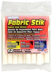 Surebonder FS-12 All-Temp Fabric Glue Sticks, 4-Inch Surebonder FS-12 All-Temp Fabric Glue Sticks, 4-Inch