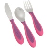 Gerber Graduates BPA Free 3 Pack Graduates Kiddy Cutlery Set, Colors May Vary