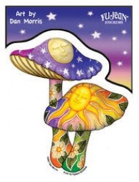 Dan Morris - Mushrooms -Sticker / Decal