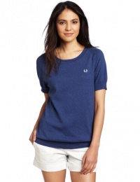Fred Perry Women's Relaxed Fit Summer Crew Neck Sweatshirt Fred Perry Women's Relaxed Fit Summer Crew Neck Sweatshirt
