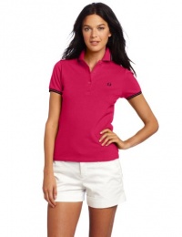 Fred Perry Women's Twin Tipped Shirt, Bubble Gum, 12 Fred Perry Women's Twin Tipped Shirt, Bubble Gum, 12