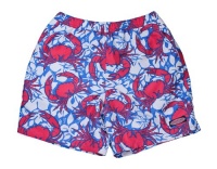 Vineyard Vines Mens Chappy Swim Trunks Crab & Flowers Captain Blue Vineyard Vines Mens Chappy Swim Trunks Crab & Flowers Captain Blue