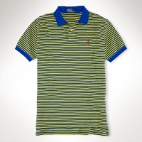 Polo Ralph Lauren Classic-Fit Thin-Striped Polo, Yellow/Blue, M Polo Ralph Lauren Classic-Fit Thin-Striped Polo, Yellow/Blue, M