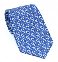 Vineyard Vines Silk Royal Blue Whale Sail Tie Vineyard Vines Silk Royal Blue Whale Sail Tie