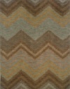 Sphinx Milano Area Rug 2923C Brown Lines Stripes 3' 10 x 5' 5 Rectangle