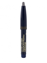 Refill cartridge for the ultimate brow tool. Automatic Brow Pencil Duo has twist-up browcolor on one side, brush on the other. Refill easily snaps into place. .01 oz. Refill cartridge for the ultimate brow tool. Automatic Brow Pencil Duo has twist-up browcolor on one side, brush on the other. Refill easily snaps into place. .01 oz.