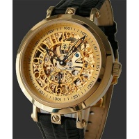 Eric Edelhausen Aurora, Men's Gold Plated Automatic Classic Skeleton Watch Eric Edelhausen Aurora, Men's Gold Plated Automatic Classic Skeleton Watch