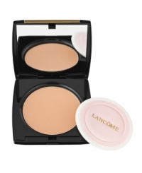 The makeup survival kit. As a foundation: sponge on dry, over daytime moisturizer, for a soft matte effect. Sponges on damp for a full-coverage, flawless matte finish. As a powder: puff on dry over any Lancôme foundation. The Result: Portable perfection that's perfect for all skin types. The makeup survival kit. As a foundation: sponge on dry, over daytime moisturizer, for a soft matte effect. Sponges on damp for a full-coverage, flawless matte finish. As a powder: puff on dry over any Lancôme foundation. The Result: Portable perfection that's perfect for all skin types.