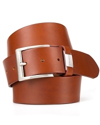 Sleek and refined for the work week but versatile enough for jeans, this BOSS Black leather belt makes a great addition to your everyday wardrobe. Sleek and refined for the work week but versatile enough for jeans, this BOSS Black leather belt makes a great addition to your everyday wardrobe.
