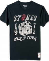 Get wild at play with this wicked short sleeve t-shirt by the Rolling stones. Get wild at play with this wicked short sleeve t-shirt by the Rolling stones.