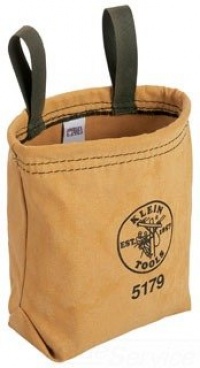 Klein Tools 5179 Water-Repellant Canvas Pouch - Belt Loops Klein Tools 5179 Water-Repellant Canvas Pouch - Belt Loops