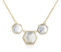 Betsey Johnson Iconic Summer Metallics Crystal Necklace, 19 Betsey Johnson Iconic Summer Metallics Crystal Necklace, 19
