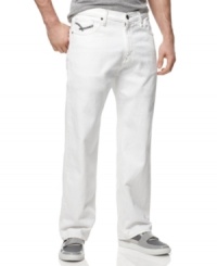 Lighten up. These white jeans from Ecko Unltd are the favorite you never saw coming. Lighten up. These white jeans from Ecko Unltd are the favorite you never saw coming.