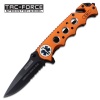 Tac Force Speedster EMT Assisted Open Pocket Knife Rescue Tool w/ Glass Breaker and Seatbelt Cutter