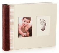Pearhead Babyprints Memory Babybook, Ivory Pearhead Babyprints Memory Babybook, Ivory