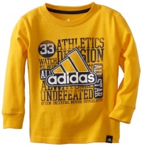 Adidas Boys 2-7 Type Performance Shirt, Yellow, 7X Adidas Boys 2-7 Type Performance Shirt, Yellow, 7X