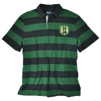 Polo Ralph Lauren Custom-fit Short Sleeved Striped Rugby (Large) Polo Ralph Lauren Custom-fit Short Sleeved Striped Rugby (Large)