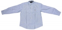 Polo Ralph Lauren Slim Custom-Fit Stripe Oxford Shirt-Blue/White Striped - XL Polo Ralph Lauren Slim Custom-Fit Stripe Oxford Shirt-Blue/White Striped - XL