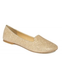 Smoking flats with all over glitter. The Panto flats by Nine West add the perfect dose of shine to your everyday stride. Smoking flats with all over glitter. The Panto flats by Nine West add the perfect dose of shine to your everyday stride.