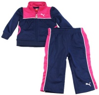 Puma Kids 12-24M Navy Baby-girls Infant Tricot Track Jacket And Pant Set Puma Kids 12-24M Navy Baby-girls Infant Tricot Track Jacket And Pant Set